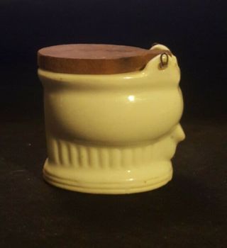 Vintage Dollhouse Miniature Porcelain White Toilet For Gentlemen Only (AB3) 3