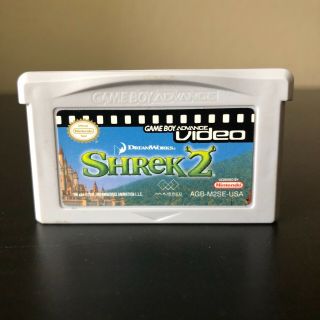 Nintendo Gameboy Advance Video Shrek 2 Cartridge Only Gba Rare