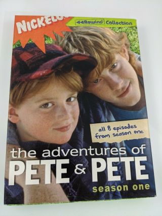 The Adventures Of Pete & Pete - Season 1 Dvd 1993/2005 Nickelodeon Rare Oop