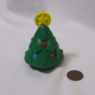 Fisher Price Little People Christmas Tree W/ Ornaments Holiday Rare Holiday
