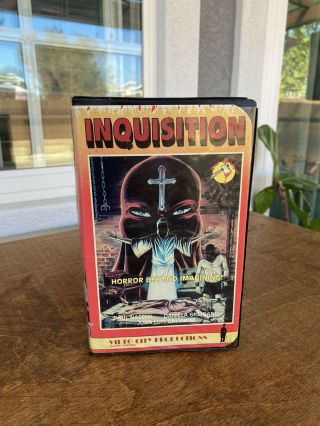 Inquisition Rare Paul Naschy Video City Productions Clamshell Horror Vhs