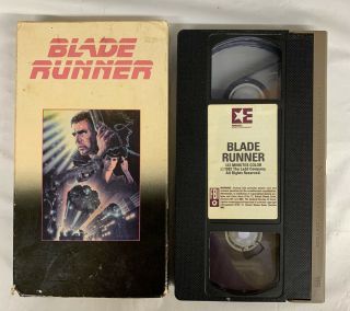 Blade Runner Harrison Ford (1982) Vhs Embassy Home Entertainment Rare