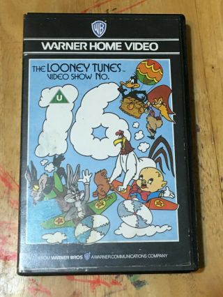 The Looney Tunes Video Show 16 Vhs Rare