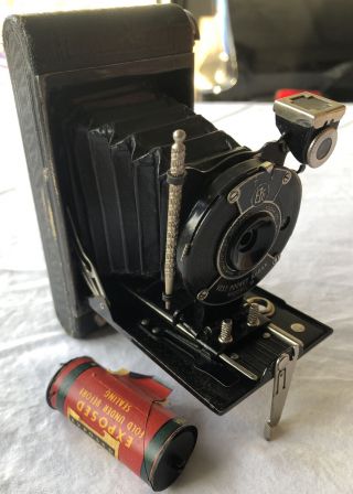 Antique 1925 - 34 Vest Pocket Kodak Model B Autographic - 5 " Folding Bellows Camera