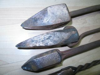 Group 10 Antique/Vintage COPPER TIP Soldering Irons Primitive Tools 3