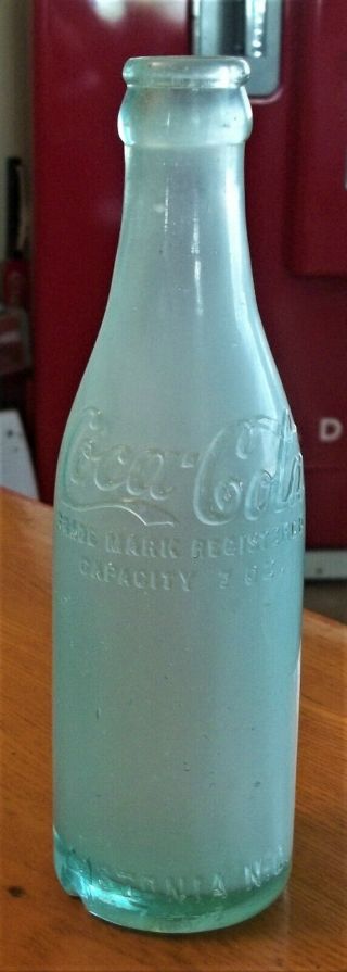 C1900’s Rare Coca Cola Straight Sided Green Bottle Crown Top Gastonia Nc