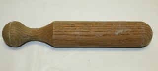 Wooden Potato Masher/pestle/grinder Vintage 10 1/2” Long