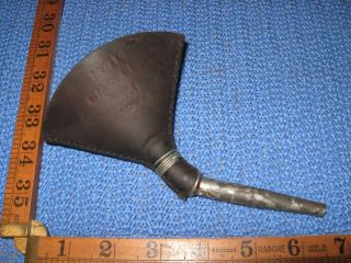 Rare Ww2 Dated Vickers Mg Leather Funnel 1944 Folding Tool Water Jacket Top Up