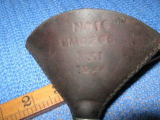 RARE WW2 DATED VICKERS MG LEATHER FUNNEL 1944 FOLDING TOOL WATER JACKET TOP UP 2