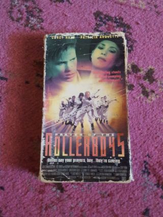 Prayer Of The Rollerboys Promo Screener Vhs Rare Sci - Fi Corey Haim Tape
