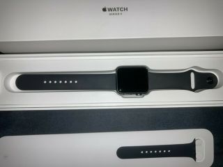 Apple Watch Series 3 Gps,  Cellular 42mm Case Gray Band (rarely)