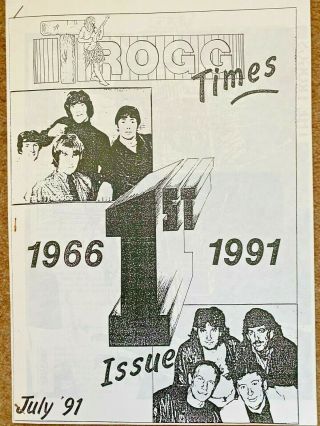 The Troggs Times Fanzine 1991 Reg Presley Chris Britton Rare