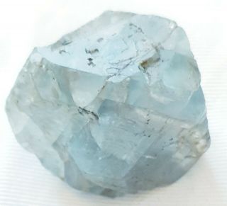 Rare Large Pale Blue Fluorite Cube Tamar Mines Bere Alston Devon