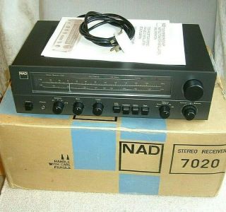Rare Audiophile Nad 7020 Am/fm Stereo Receiver - Boxed