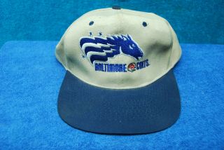 Rare 1994 Vintage Cfl Baltimore Colts Pre Balt Stallions Snap Back Ball Cap