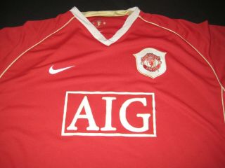 Rare Manchester United Football Shirt 2006 Home Adult Xxl