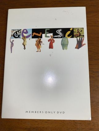 Genesis “members Only " (dvd) Like Rare Music Dvd