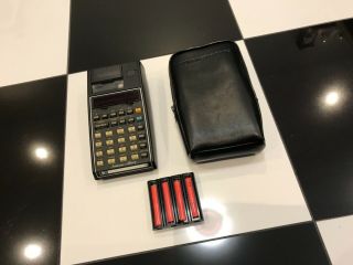 Rare Hewlett Packard Hp19c Hp 19c Printer Calculator With Carry Case