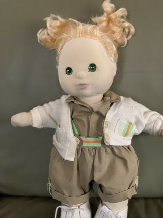 RARE HTF Vintage 1985 My Child Girl Doll Blond Hair Green Eyes Mattel 2