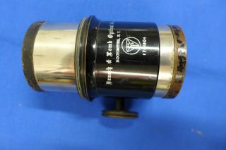 Antique Bausch & Lomb Brass Barrel Lens For Projector Magic Lantern 8 Inch Ef