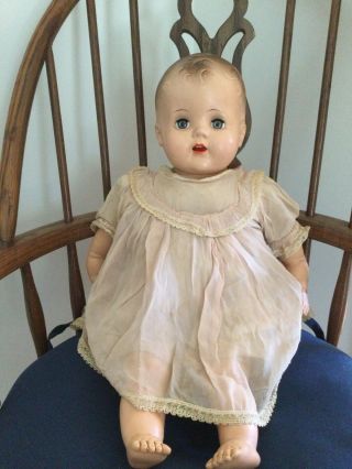 Vintage 1930’s Talking Mechanical Wind - Up Schilling Baby Doll