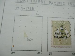 N.  W Pacific Island: Perf Os - Rare Must Have (e217)
