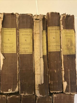 26 Waverley Novels - Sir Walter SCOTT Parker ' s Edition 1832 - 1834 Rare Set 2
