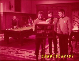Rare 1968 Star Trek Tos 35mm Film Clip Piece Of The Action Spock Kirk Mccoy Kq