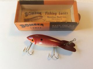 Vintage Wood Bomber Lure,  518 Brown Shad Color -