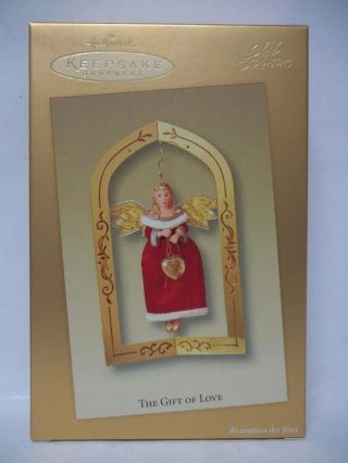 Hallmark Very Rare 2003 The Gift Of Love Angel Club Exclusive Ornament