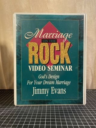 Jimmy Evans Marriage On The Rock Vhs Video Seminar Rare