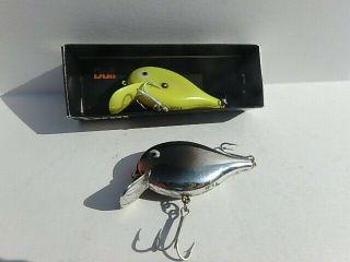 2 Doll Top Secret Lures Chrome One Loose Boxed Chartreuse Vintage Collectable