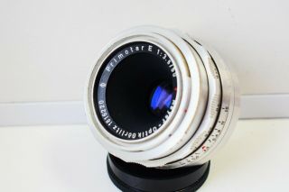 Rare Silver Meyer - Optik Görlitz Primotar Red V Germany Lens 50mm F/3.  5 M42 Exc