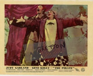 Gene Kelly & Judy Garland In The Pirate Rare Foh/lobby Card Photo 1
