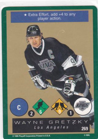 1995 - 96 Playoff Hockey One On One Gold Wayne Gretzky 269 Ultra Rare (id153)
