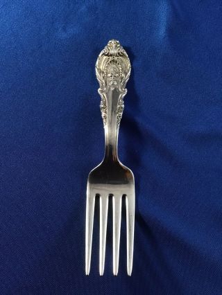 Wallace Sir Christopher Sterling Silver Childs Baby Fork No Mono