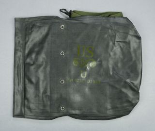 Wwii Us Army Assault Waterproof Gas Mask Bag D - Day Rangers • • Rare