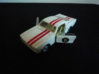 Rare 1960s Corgi Toys Ford Mustang Fastback 2,  2 Diecast Car 10cml Approx Vg,  Cond