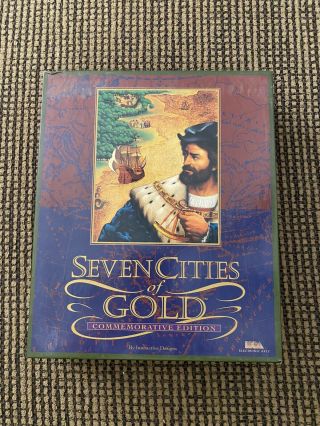 The Seven Cities Of Gold Commemorative Edition Big Box Rare Ibm And Compatibles