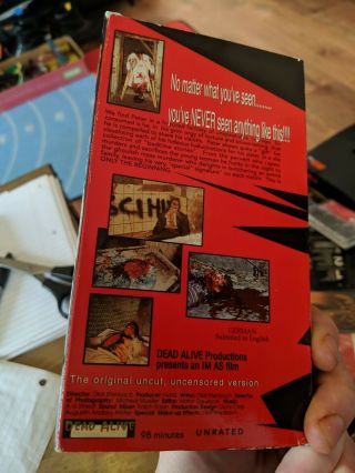 The Burning Moon VHS Rare Horror Ittenbach Dead Alive Rare SOV 3