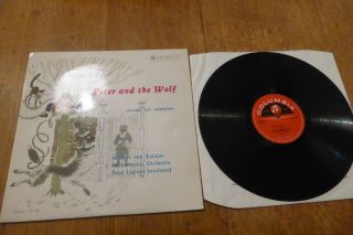 Prokofiev Peter And The Wolf Karajan Columbia S/c Stereo Sax 2375 Uk Rare Ex Lp