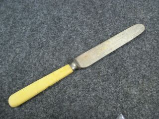 Vintage Antique Civil War Era Faux Bone Handle Knife