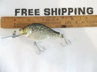 Vintage Bagley Small Fry Crappie Fishing Lure Crankbait All Brass Tackle Find