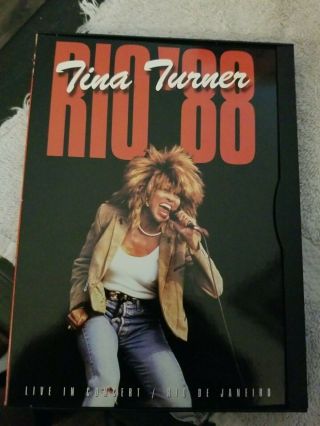 Tina Turner - Live In Rio (dvd,  2000) Very Rare Oops Hard Find