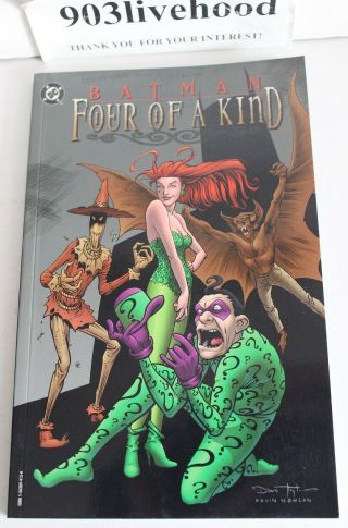 Dc Comics Batman Four Of A Kind Tpb Trade Graphic Gn Vf Oop Rare Ivy Riddler