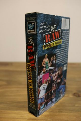 WWF Raw Banned in Canada VHS Stone Cold Steve Austin Wrestling WWE WCW RARE NTSC 3