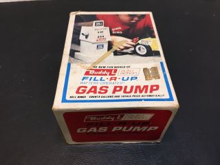 Vintage Buddy L Auto Action 1967 Fill - R - Up Gas Pump Rare