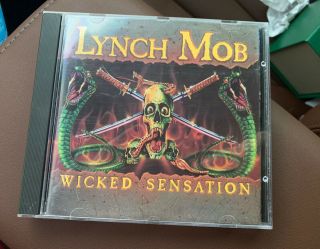 Lynch Mob,  Band,  George Lynch Formally Of Dokken.  " Wicked Sensation " Cd.  Rare,  Vtg.  M