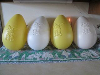 Vintage Rare 1998 Grand Venture Blow Molds Easter Eggs 18 " X 27 "