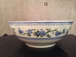 Stunning Antique Royal Worcester Porcelain Floral Decorated Bowl